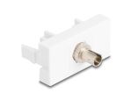 DELOCK Easy 45 Modul ST Simplex BU zu ST Simplex Buchse weiß