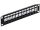 DELOCK Patchpanel 1HE 12 Keystone Ports Metall schwar