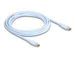 DELOCK USB 2.0 Kabel USB Typ-C St > St PD 3.0 60W 2,5m blau