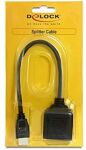 DELOCK HDMI Adapter A -> 2x A St/Bu 0.20m with Ethernet