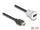 DELOCK HDMI Einbaubuchse 8K 60 Hz mit Kabelpeitsche St 30cm