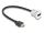 DELOCK HDMI Einbaubuchse 8K 60 Hz mit Kabelpeitsche St 30cm