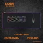 Deltaco Gaming GAM-079 Mauspad Gaming-Mauspad Schwarz