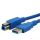 MediaRange MRCS149 USB Kabel USB 3.2 Gen 1 (3.1 Gen 1) 3 m USB A USB B Blau