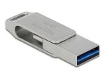 DeLOCK USB 5 Gbps USB-C + Typ-A Speicherstick 128 GB - Metallgehäuse