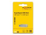 DeLOCK USB 5 Gbps USB-C + Typ-A Speicherstick 128 GB - Metallgehäuse