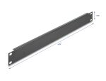 DELOCK 19" Netzwerkschrank Blindabdeckung 1 HE schwarz