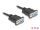 DeLOCK Seriell Kabel RS-232 D-Sub9 Buchse zu Buchse mit schmalem Steckergehäuse 0,5 m