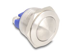 DELOCK Drucktaster zum Einbau 19 mm 2 x Schraubkl.Taster gew