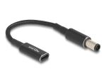 DeLOCK Adapterkabel für Notebook Ladekabel USB Type-C Buchse zu HP 7,4 x 5,0 mm Stecker 15 cm
