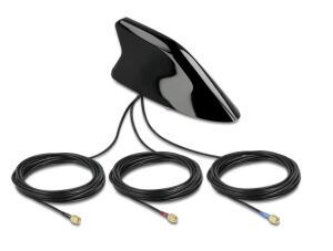 DELOCK Shark Fin Antenne mit LTE + WLAN + GNSS Multiband