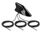 DELOCK Shark Fin Antenne mit LTE + WLAN + GNSS Multiband