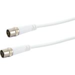 Schwaiger KDSK15042 Koaxialkabel 1,5 m F Weiß