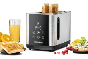 Rommelsbacher TO 850 Toaster 9 2 Scheibe(n) 850 W Schwarz, Edelstahl