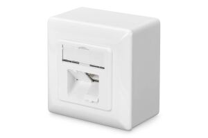 Digitus CAT 6, Klasse E, Datendose, Aufputz, geschirmt