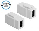 DELOCK Keystone Modul EASY-USB 2.0A BU>EASY-USB 2.0A...