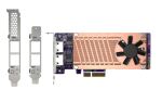 QNAP QM2-2P2G2T Netzwerkkarte Eingebaut Ethernet 2500 Mbit/s
