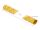 DELOCK Schrumpfschlauch X-Muster rutschfest 1mx40mm gelb