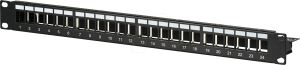 EFB Verteilerfeld Patchpanel 19 Zoll 1HE, 24-Port,