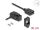 DELOCK Keystone ModulMini DP zu DP Buchse schwarz 30cm Kabel