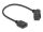 DELOCK Keystone ModulMini DP zu DP Buchse schwarz 30cm Kabel