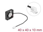 DELOCK Axiallüfter 5 V DC, 40 x 40 x 10 mm schwarz