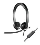 Logitech 981-000519 Kopfhörer & Headset Kabelgebunden Kopfband Büro/Callcenter USB Typ-A Schwarz, Silber