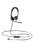 Logitech 981-000519 Kopfhörer & Headset Kabelgebunden Kopfband Büro/Callcenter USB Typ-A Schwarz, Silber