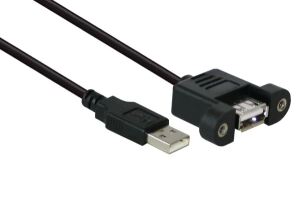 Alcasa USB 2.0 A/A 1.8m USB Kabel 1,8 m USB A Schwarz