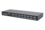 Digitus 19" LCD KVM Konsole, 16-Port VGA, deutsche Tastatur