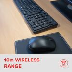 SPEEDLINK SIGNIUM Deskse- Wireless Tastatur Maus enthalten RF Wireless QWERTZ Deutsch Schwarz