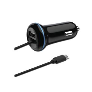 2GO 797170 Ladegerät für Mobilgeräte Universal Schwarz Zigarettenanzünder Auto