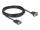 DeLOCK Seriell Kabel RS-232 D-Sub9 Buchse zu D-Sub9 Buchse Stromanschluss an Pin 9 5 m