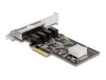 DELOCK PCI Express x4 Karte 4 x RJ45 Gigabit LAN RTL8111
