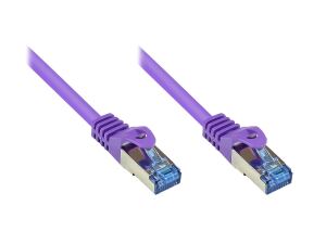 Alcasa Cat6a 3m Netzwerkkabel Violett S/FTP (S-STP)