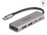 DELOCK USB 5 Gbps 2 Port USB Type-C und 2 Port Typ-A Hub