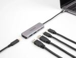 DELOCK USB 5 Gbps 2 Port USB Type-C und 2 Port Typ-A Hub