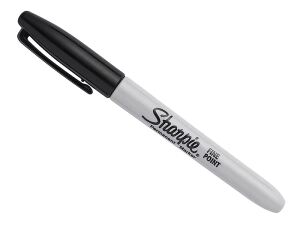 Sharpie Permanentmarker Fein Rundspitze F 0,9mm schwarz 1er Blister