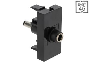 DELOCK Easy 45 Modul DC 5,5x2,1 mm BU zu DC 5,5x2,1 mm ST