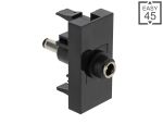 DELOCK Easy 45 Modul DC 5,5x2,1 mm BU zu DC 5,5x2,1 mm ST