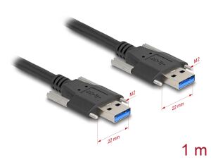 DELOCK USB-A 5 Gbps Kabel St<St mit Schraubenabstand 22 mm