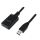 LogiLink 5.0m USB 3.0 M/F USB Kabel USB 3.2 Gen 1 (3.1 Gen 1) 5 m USB A 5 Gbit/s Schwarz