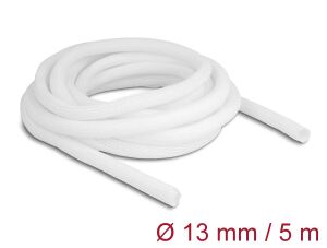 DELOCK Geflechtschlauch selbstschließend 5 m x 13mm weiß