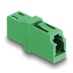 DeLOCK LWL Kupplung LC Simplex Buchse zu LC Simplex Buchse APC grün