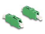 DeLOCK LWL Kupplung LC Simplex Buchse zu LC Simplex Buchse APC grün