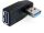 DeLOCK 65341 Kabeladapter USB 3.0 Schwarz