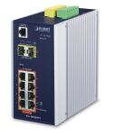 PLANET IP30 Industrial 8* 1000TP PoE +