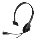 LogiLink HS0054 Kopfhörer & Headset Kabelgebunden Kopfband Büro/Callcenter Schwarz