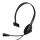 LogiLink HS0054 Kopfhörer & Headset Kabelgebunden Kopfband Büro/Callcenter Schwarz