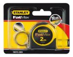 Stanley Bandmaß FatMax 2m mit Schlüsselring